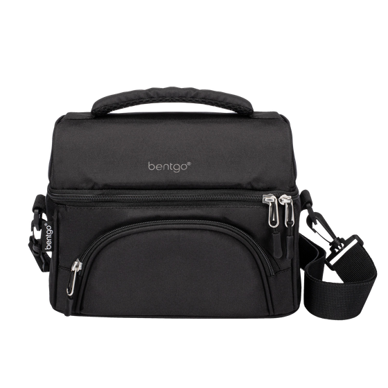 Bentgo Insulated Deluxe Lunch Bag - Carbon Black - BentoBliss 