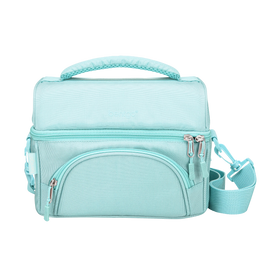 Bentgo Insulated Deluxe Lunch Bag - Coastal Aqua - BentoBliss 