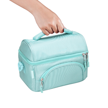 Bentgo Insulated Deluxe Lunch Bag - Coastal Aqua - BentoBliss 