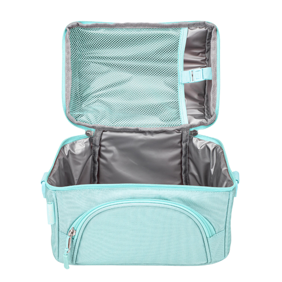 Bentgo Insulated Deluxe Lunch Bag - Coastal Aqua - BentoBliss 