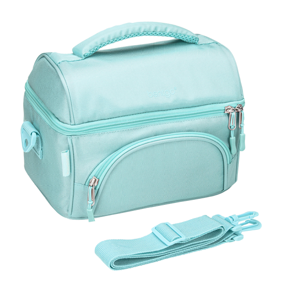 Bentgo Insulated Deluxe Lunch Bag - Coastal Aqua - BentoBliss 