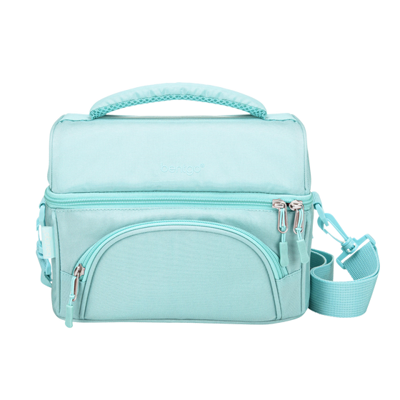 Bentgo Insulated Deluxe Lunch Bag - Coastal Aqua - BentoBliss 