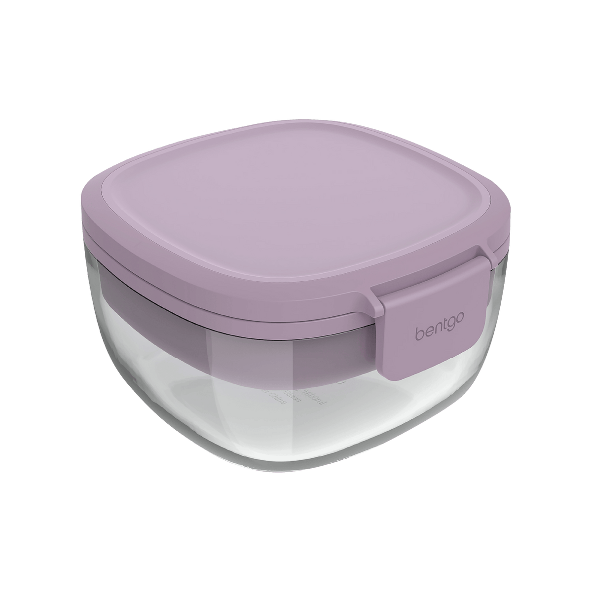 Bentgo All-In-One Glass Salad Container - Lavender - BentoBliss