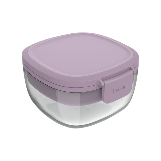 Bentgo All-In-One Glass Salad Container - Lavender