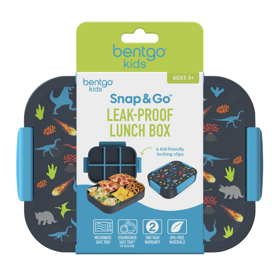 Bentgo Kids Snap & Go LunchBox - Dinosaur