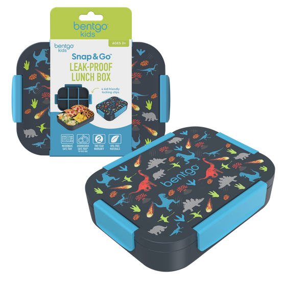 Bentgo Kids Snap & Go LunchBox - Dinosaur