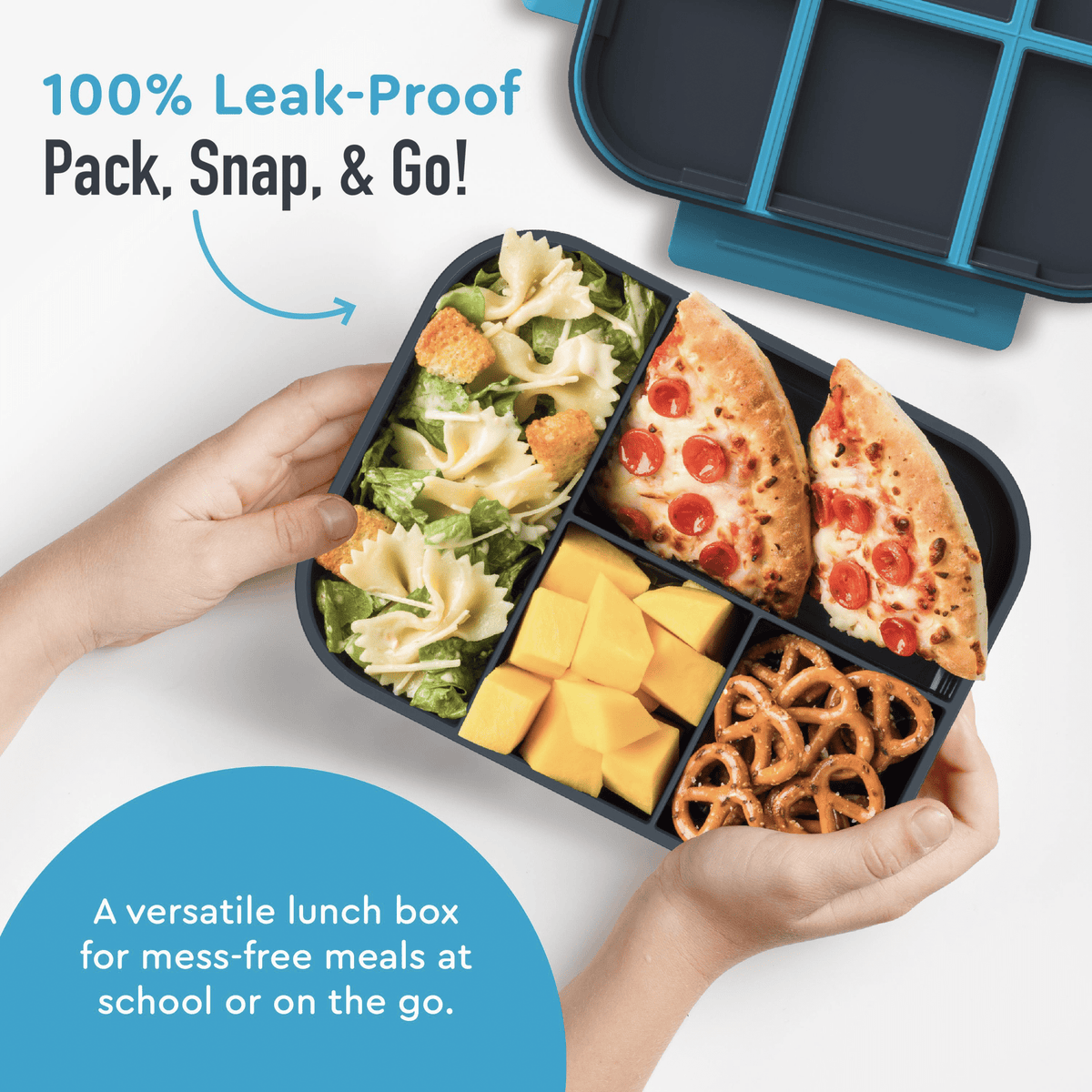 Bentgo Kids Snap & Go LunchBox - Dinosaur - BentoBliss