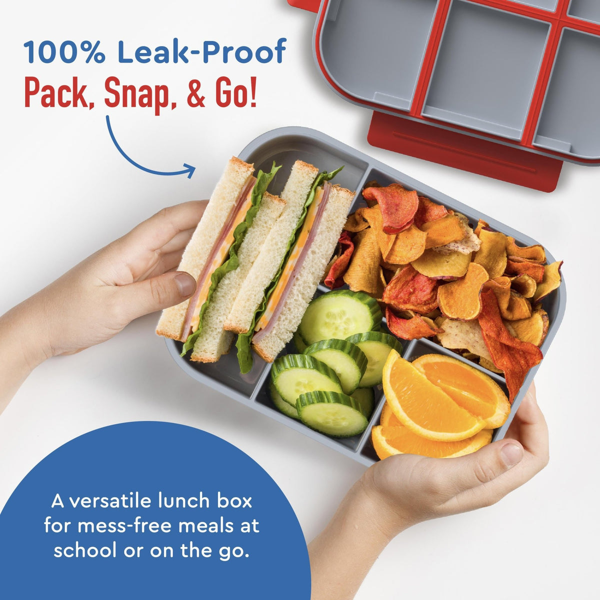 Bentgo Kids Snap & Go LunchBox - Trucks - BentoBliss