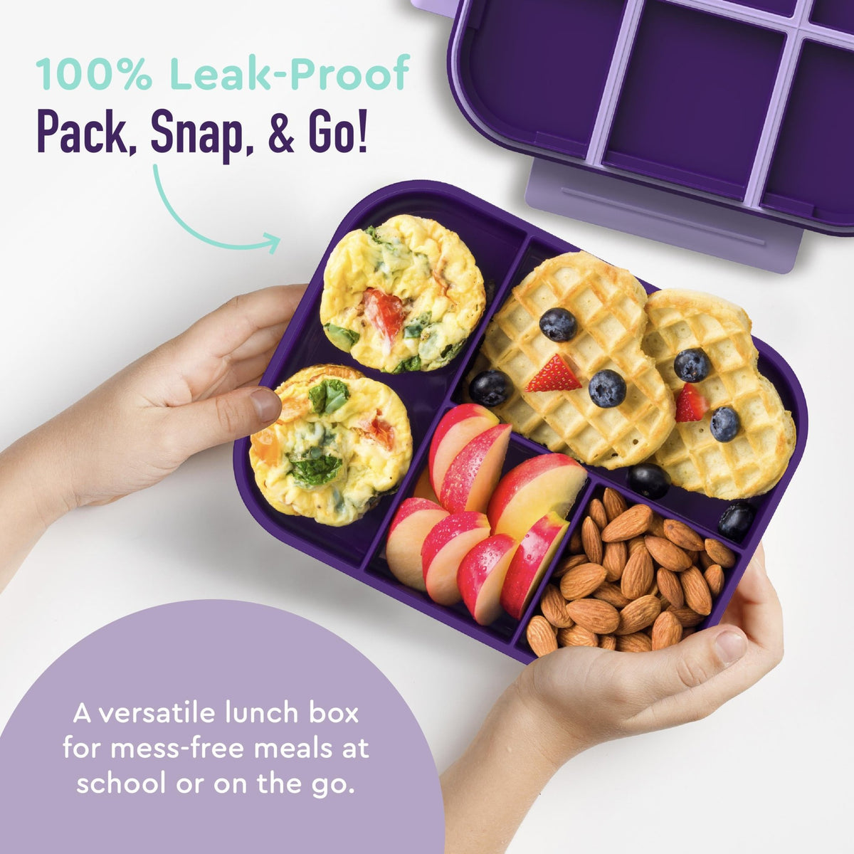 Bentgo Kids Snap & Go LunchBox - Unicorn - BentoBliss