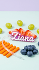 Personalised Name Acrylic Bag Tag - BentoBliss