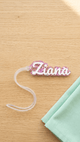 Personalised Name Acrylic Bag Tag - BentoBliss