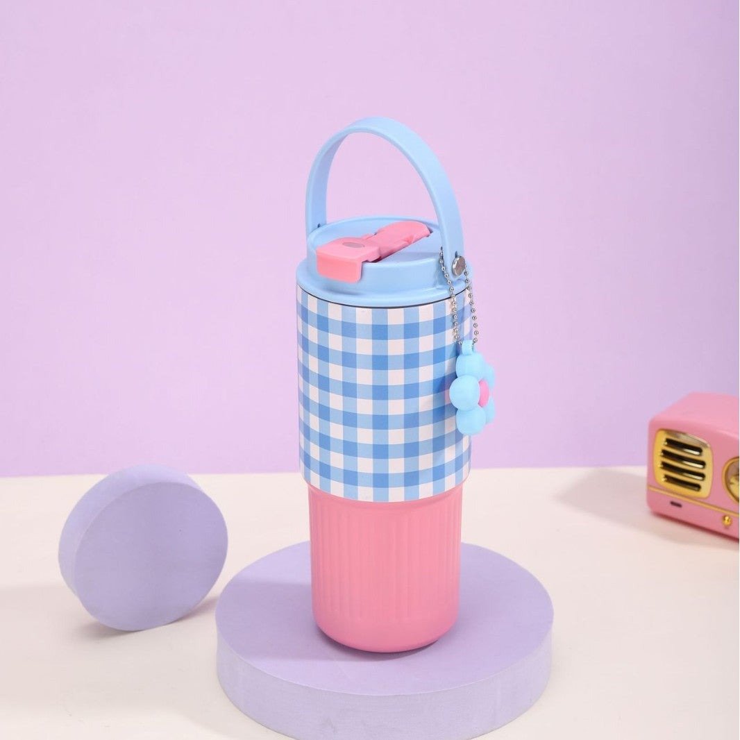 BentoBliss Stainless Steel Insulated Tumbler With Charm 700ml - BentoBliss