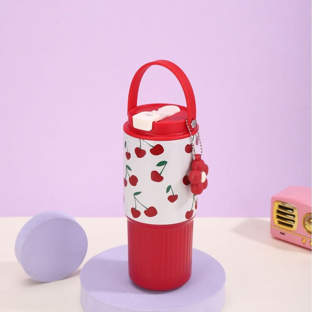 BentoBliss Stainless Steel Insulated Tumbler With Charm 700ml - BentoBliss