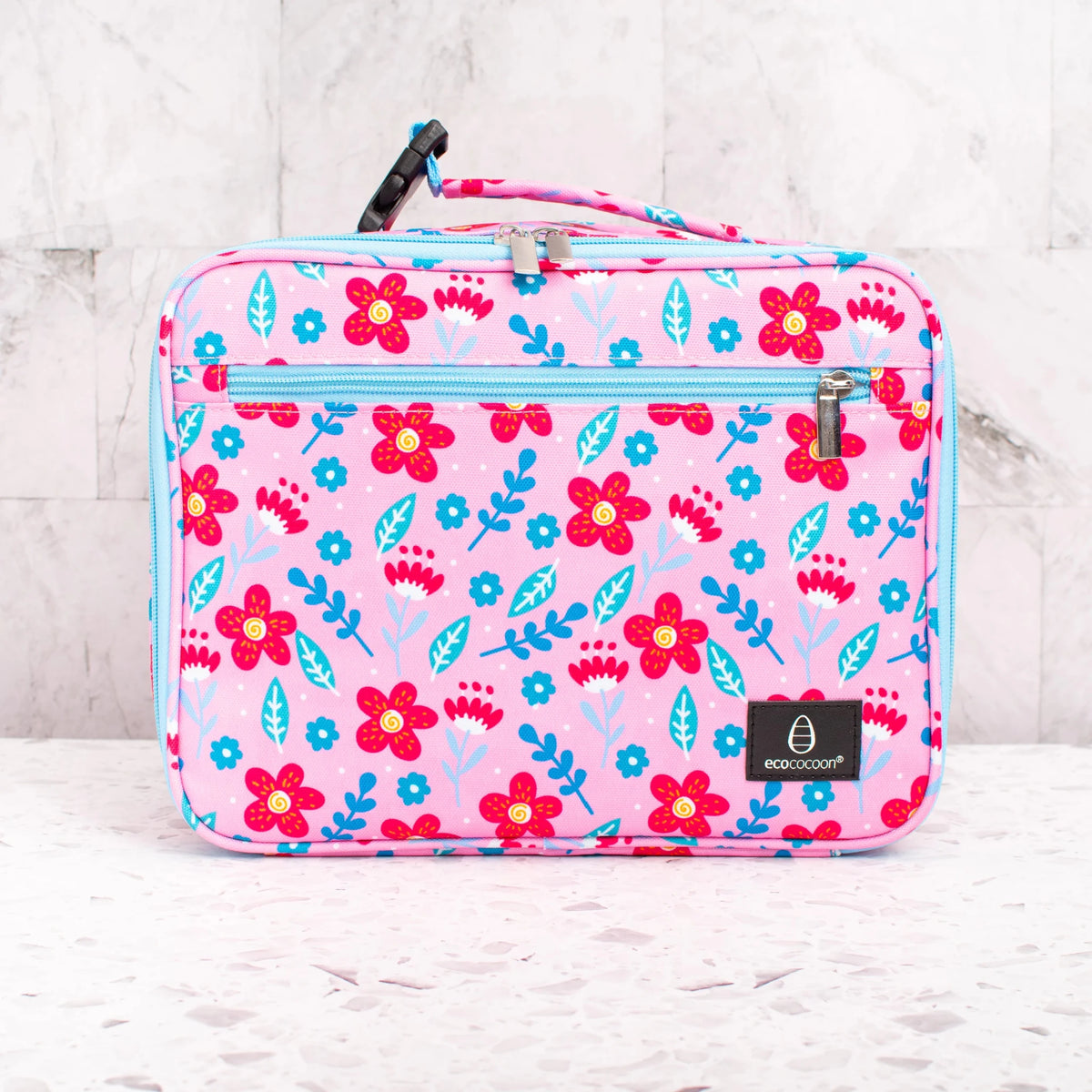 Ecococoon Insulated Lunch Bag - Flower Power - BentoBliss