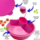 Yumbox Leakproof Poke Salad Bowl - Guava Pink - BentoBliss 