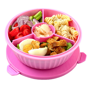 Yumbox Leakproof Poke Salad Bowl - Guava Pink - BentoBliss 