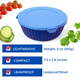 Yumbox Leakproof Poke Salad Bowl - Hawaii Blue - BentoBliss 