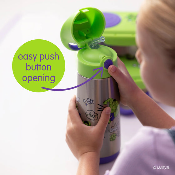 B.Box Insulated Drink Bottle 500ml - Marvel Hulk