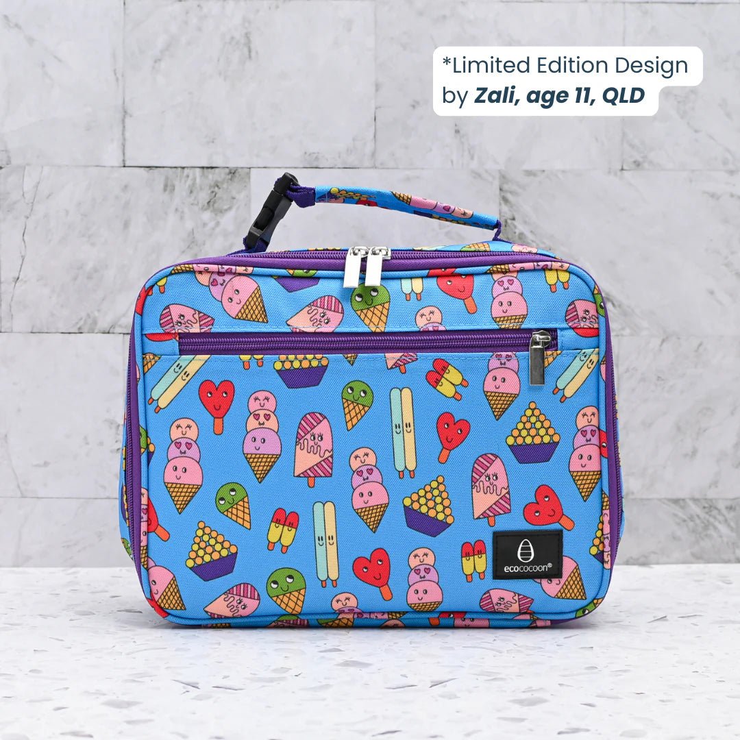 Ecococoon Insulated Lunch Bag - Ice cream - BentoBliss