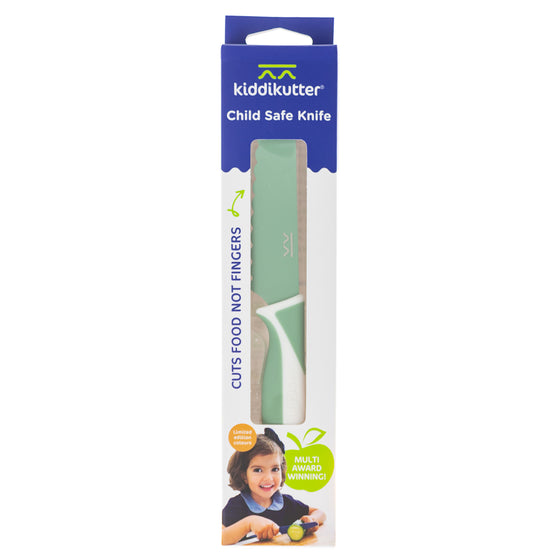 Kiddikutter Kids Knife - Sea Green - BentoBliss 