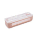 Melii 4 Compartment Snackle Box Pink Open
