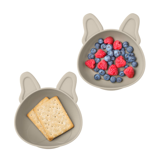 Melii Luxe Silicone Suction Bowls 2 Pack