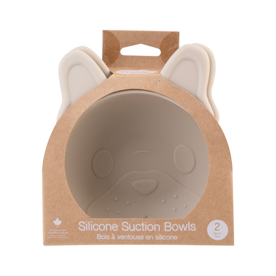 Melii Luxe Silicone Suction Bowls 2 Pack