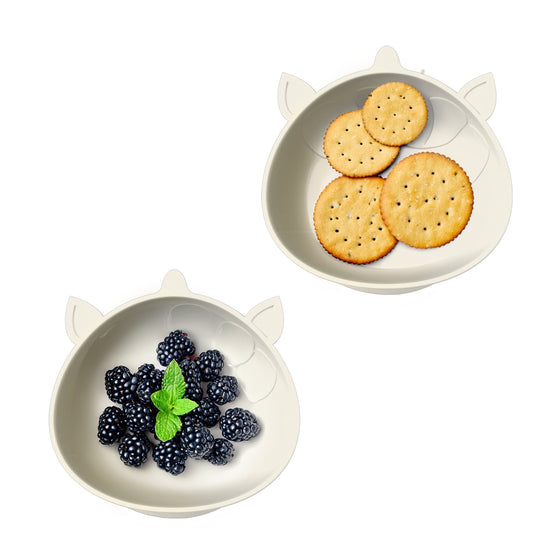 Melii Luxe Silicone Suction Bowls 2 Pack