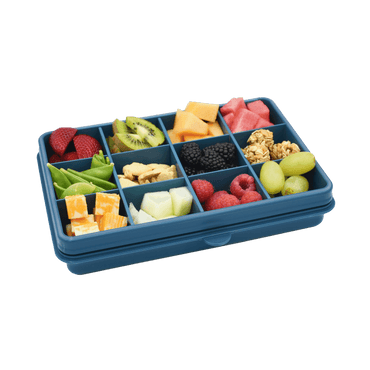 Melii Luxe Snackle Box - Blue - BentoBliss 