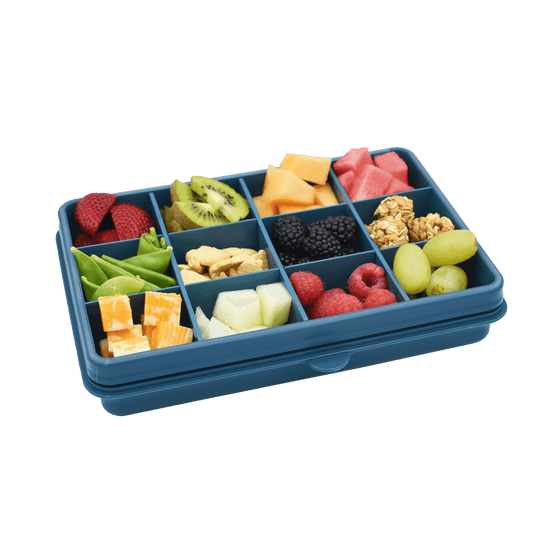 Melii Luxe Snackle Box - Blue - BentoBliss 