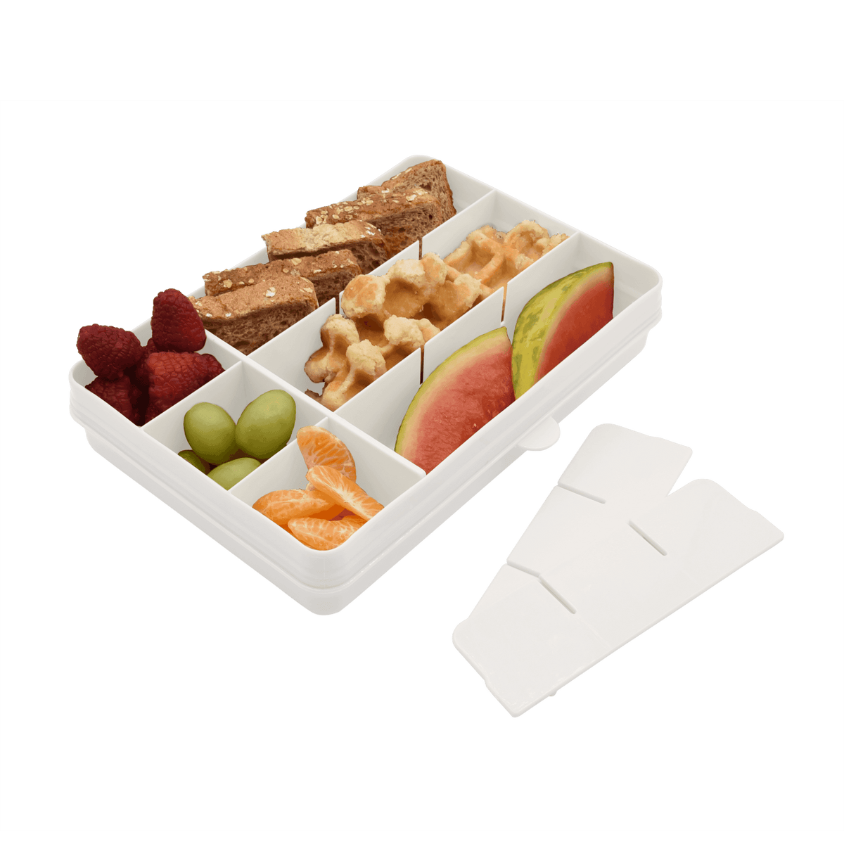 Melii Luxe Snackle Box - Ivory - BentoBliss
