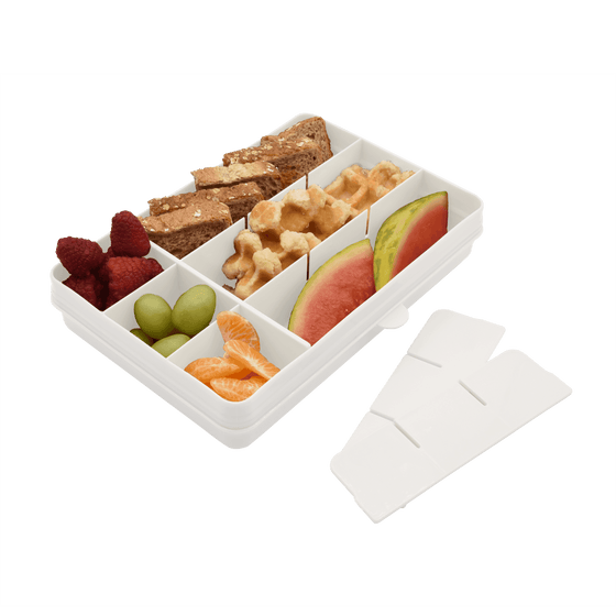 Melii Luxe Snackle Box - Ivory - BentoBliss 