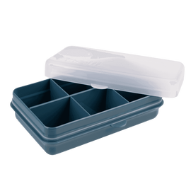 Melii Luxe Snackle Box Mini - Blue - BentoBliss 