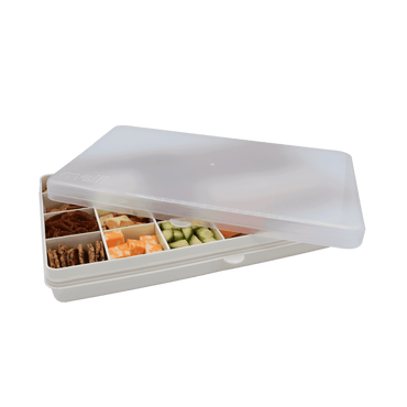 Melii Luxe Snackle Box XL - Ivory - BentoBliss 