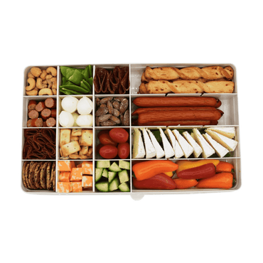 Melii Luxe Snackle Box XL - Ivory - BentoBliss 