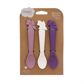 Melii Silicone Spoons 3 Pack - Unicorn - BentoBliss 