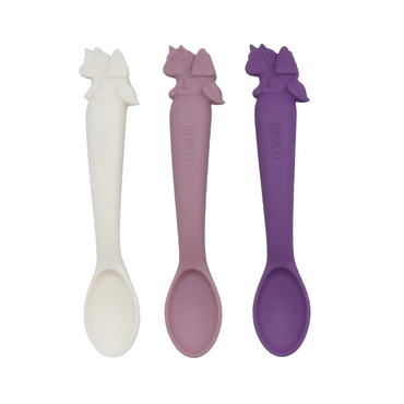 Melii Silicone Spoons 3 Pack - Unicorn - BentoBliss 