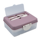 Melii Luxe Two Tier Bento Box - Pink - BentoBliss 