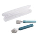 Melii Luxe Detachable Spoon & Fork - Blue