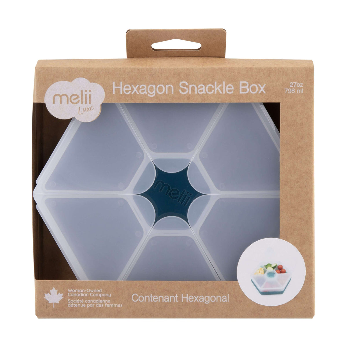 Melii Luxe Hexagon Snackle Box Bundle - BentoBliss