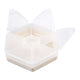 Melii Luxe Hexagon Snackle Box Ivory With three lids open