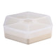 Melii Luxe Hexagon Snackle Box Ivory Horizontal