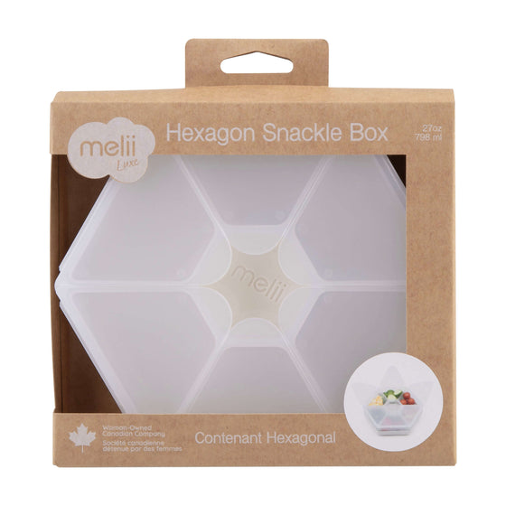 Melii Luxe Hexagon Snackle Box Ivory In Box