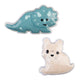 Melii Luxe Gel Ice Packs Set Of 2 - Dinosaur/BullDog