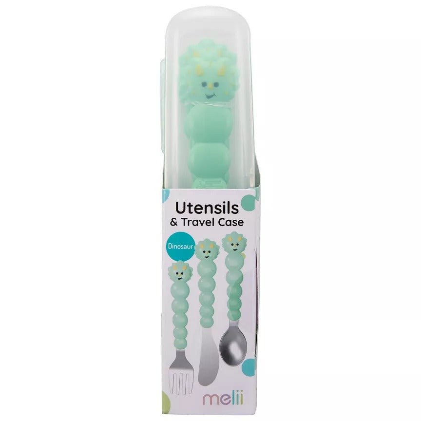 Melii 4 Piece Utensils and Travel Case - BentoBliss