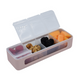 Melii Luxe 4 Compartment Snackle Box - Pink - BentoBliss 