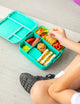 MontiiCo Feast Lunch Box - Mojito open with compartments and snacks