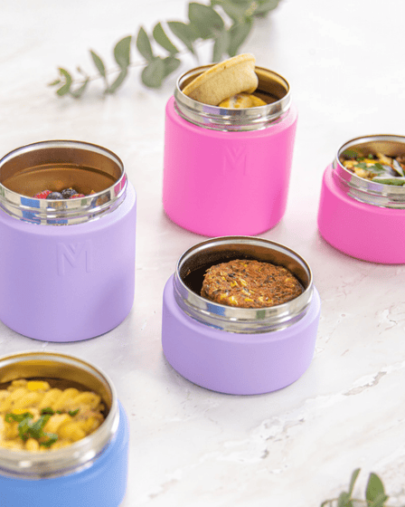 MontiiCo Insulated Food Jar - Lilac line-up