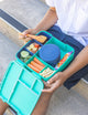 MontiiCo Feast Lunch Box - Mojito open with compartments and snacks