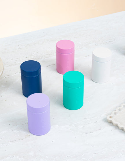 MontiiCo Insulated Snack Pot - all colours line up